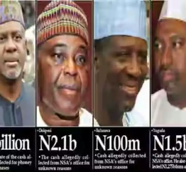 Dasuki Implicates Ex-Governors, PDP Chiefs, Ex-Ministers In $2b Arms Deal